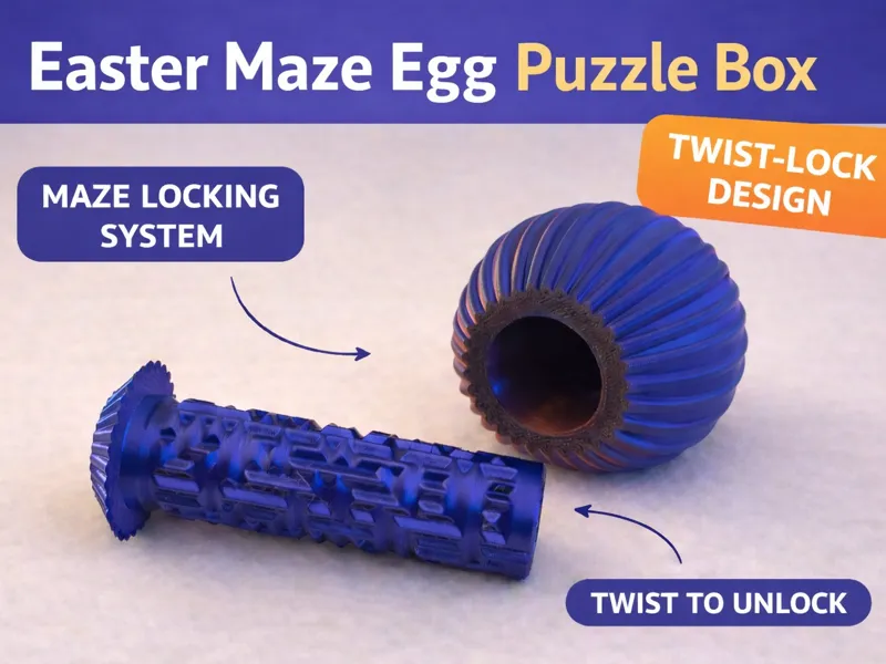 Easter Egg Maze Box