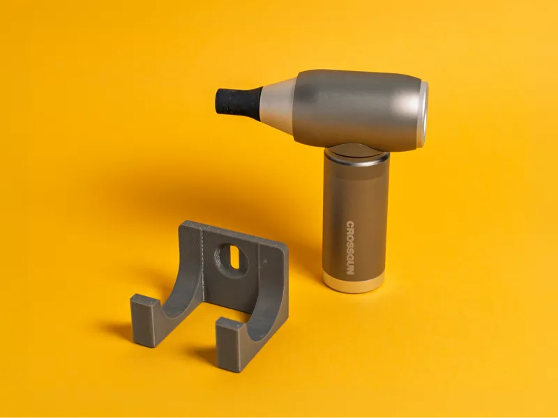 Crossgun turbo fan Skadis holder T-clip