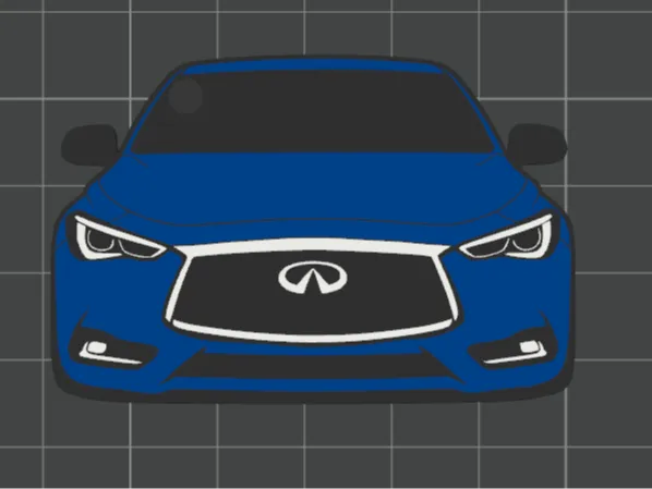 Car Keychain - Infiniti Q60