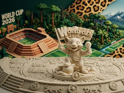 Jaguar Mascot - World Cup 2026