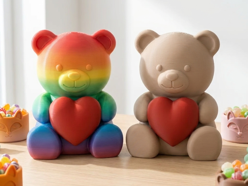 Tiny Teddy Bear – With Heart (Cute Gift)