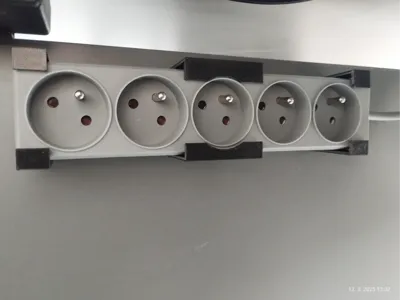 Extension power cord holder