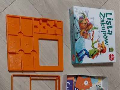 Insert for the game "Shopping List"