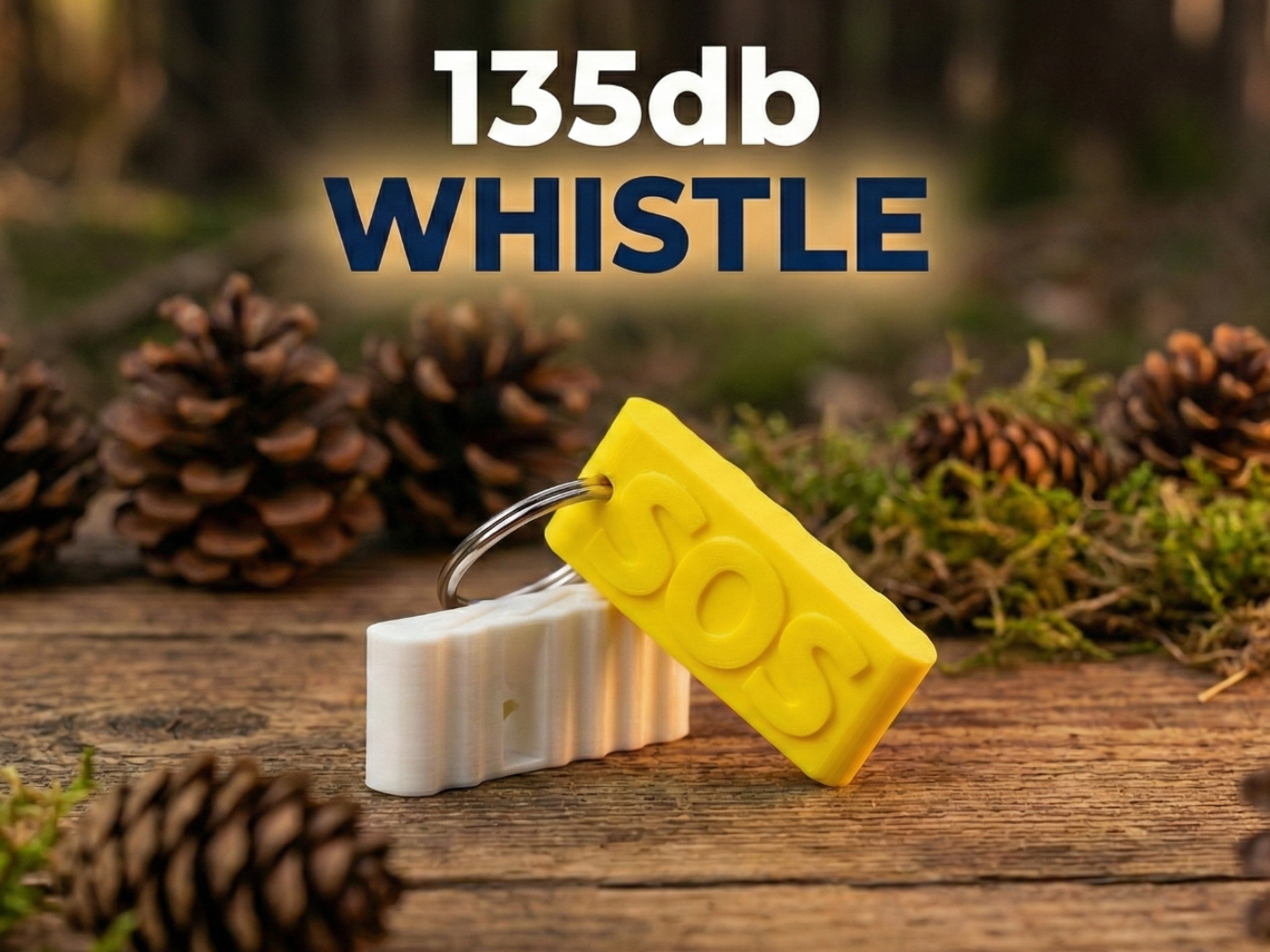 SOS Whistle Emergency Loud 135 dB
