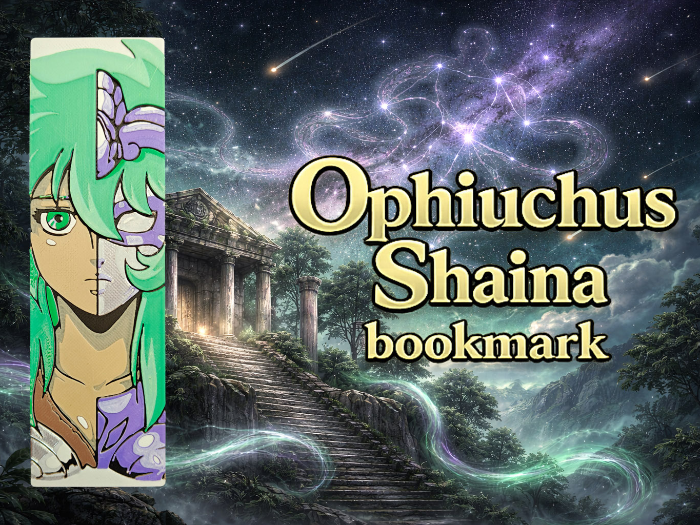 Ophiuchus Shaina – Bookmark of the Serpent Warrior