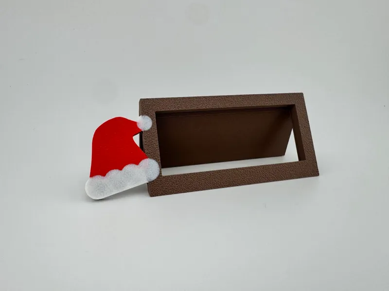 Winter Tent-Card - Santa Hat