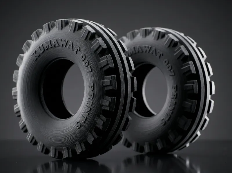 Realistic RC Tractor Front Tire (48mm TPU)
