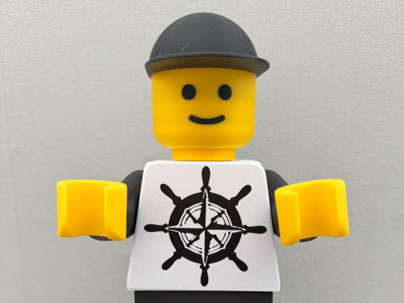 Schiffsrad Kompass Brickman 20cm Figur