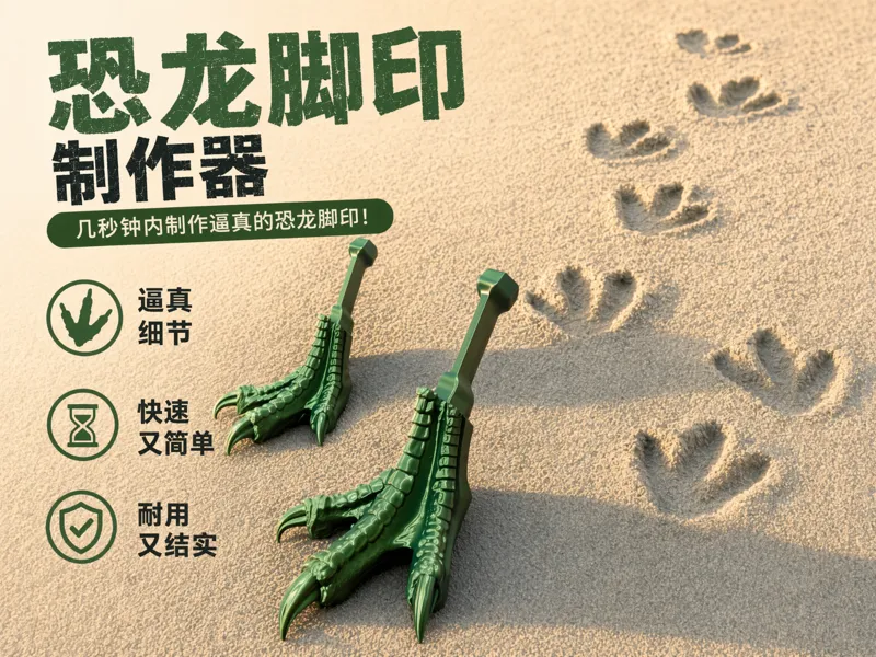 恐龙脚印制作器