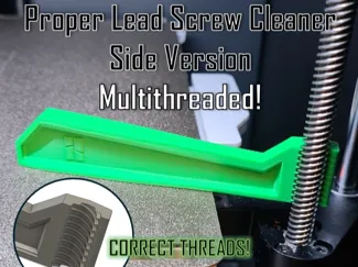 Proper Lead Screw Cleaner - Single Side