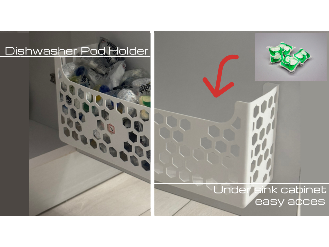 Universal Dishwasher Pod & Tablet Container
