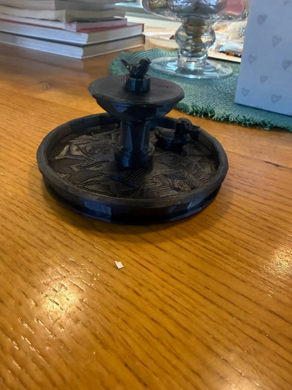 Low poly fountain edc tray - Free 3D Print Model - MakerWorld