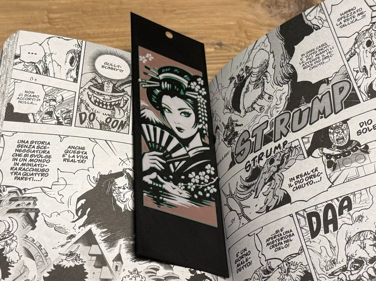 Japanese Geisha Bookmark – Ultra Thin, No AMS