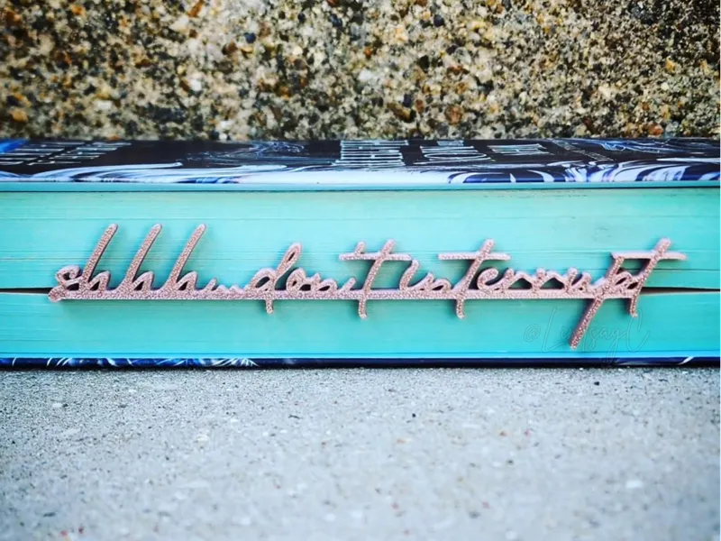 "Shhh...Don't Interrupt" Bookmark