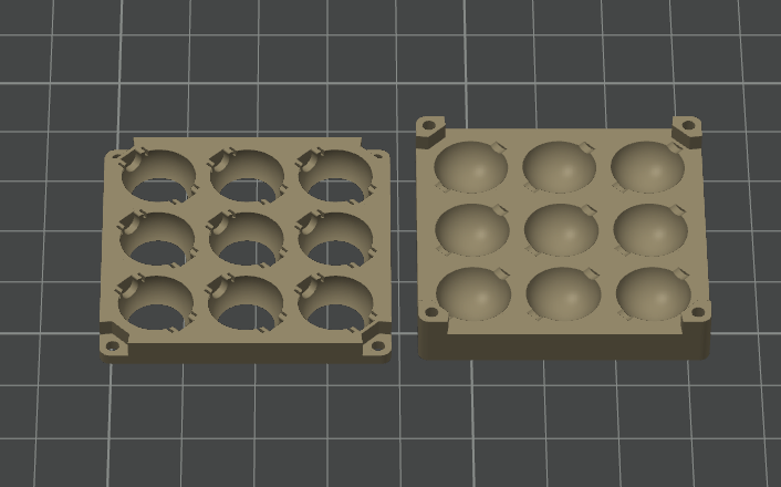 Miniatura 2 del modelo 3D 掌心一体五子棋（分色打印拼接）