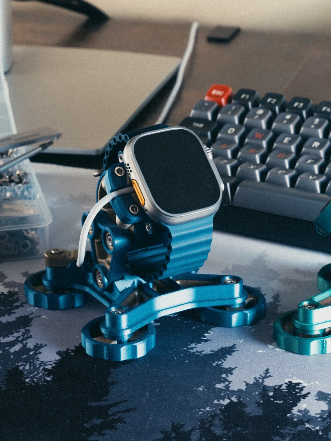 Apple/Samsung Galaxy Watch Stand - Industrial view 3