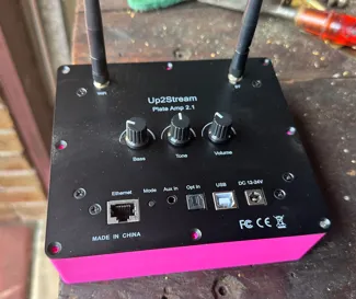 Case for Arylic's Up2Stream Plate Amp 2.1