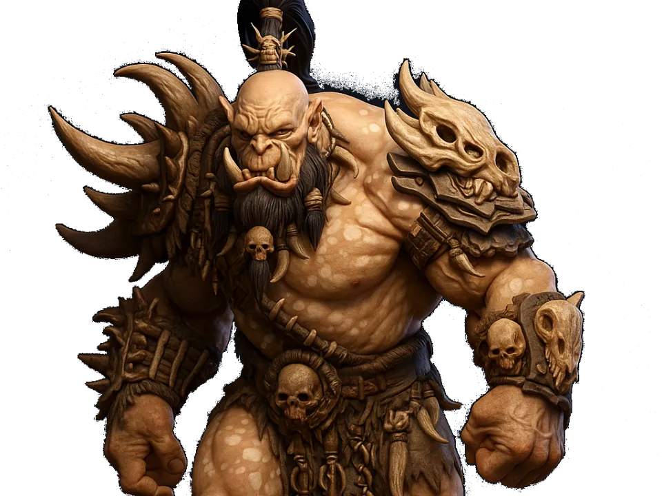 Bleeding Hallow Orc from World of Warcraft - Free 3D Print Model ...