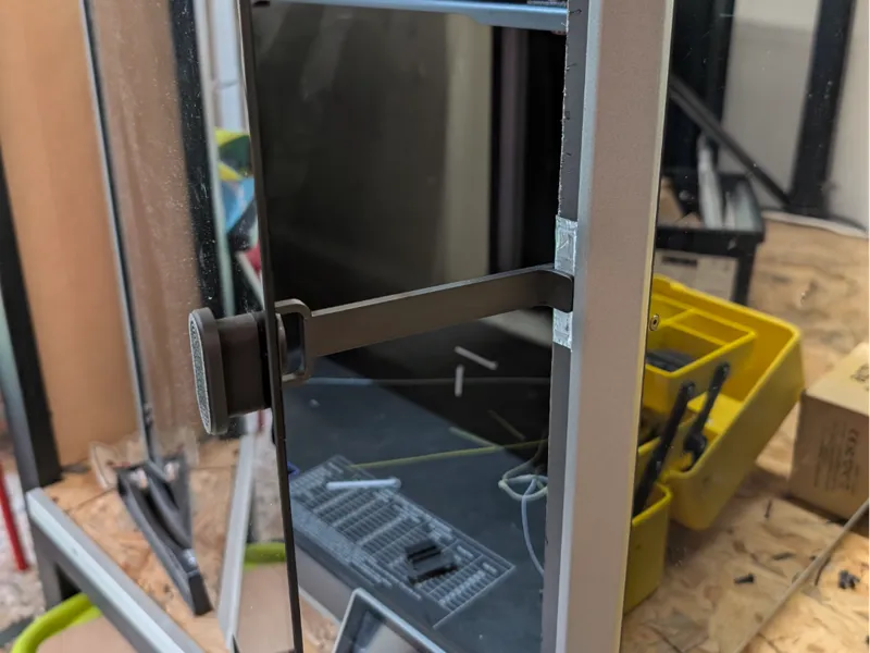 K1 Max Door Prop & Handle - Better PETG Cooling