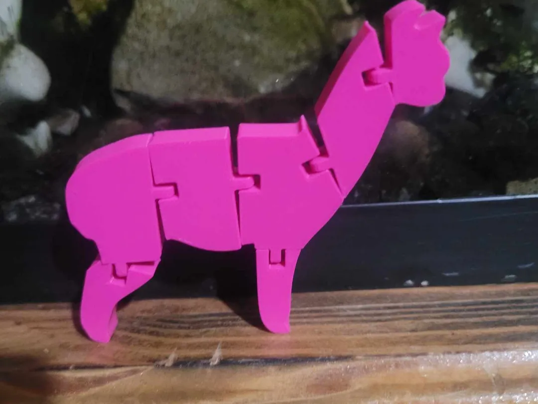 Articulated Llama - Free 3D Print Model - MakerWorld