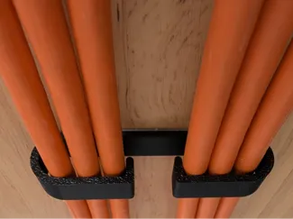 Slim cable management clip - customizable