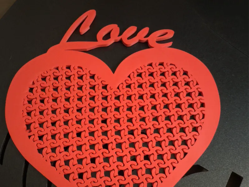 chainmail heart love san valentine