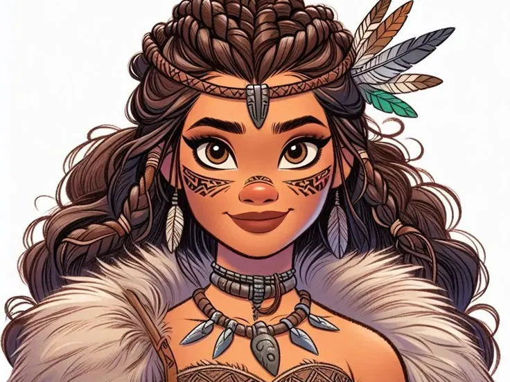 quadretto fan art principessa vaiana