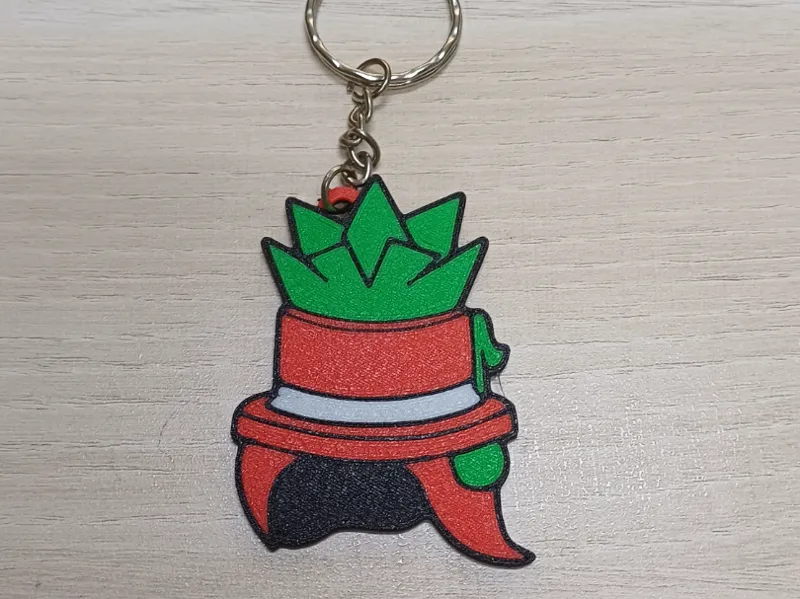 crazyblock keychain