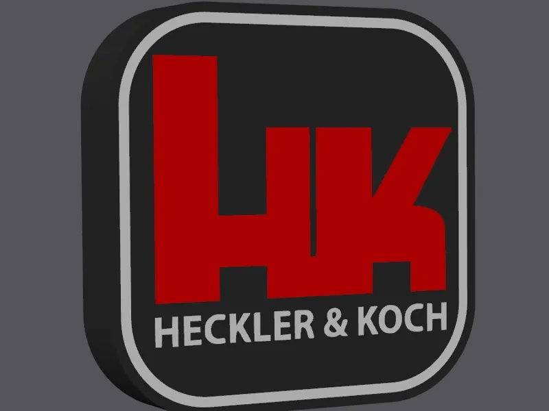 HK Heckler & Koch lamp