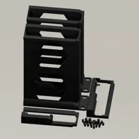 A1 Mini - Split into 4 parts with dowel connectors