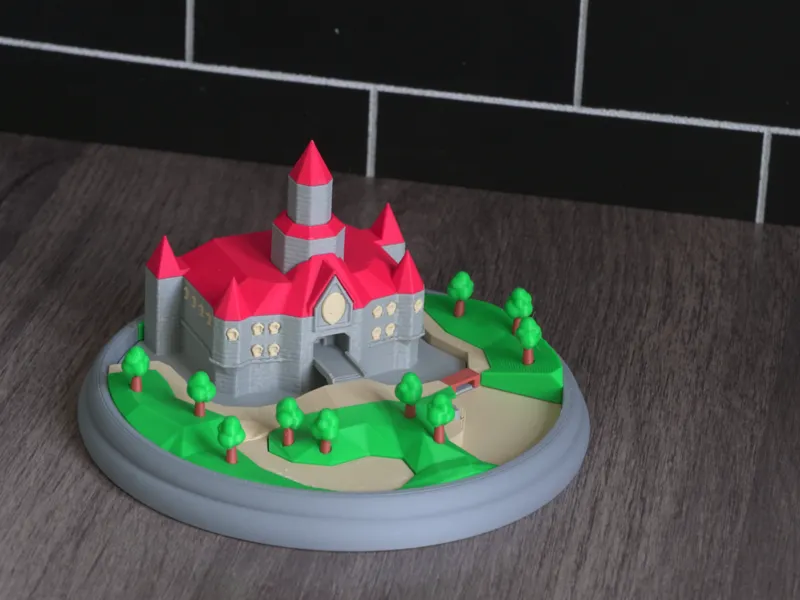 Super Mario 64 Castle Diorama