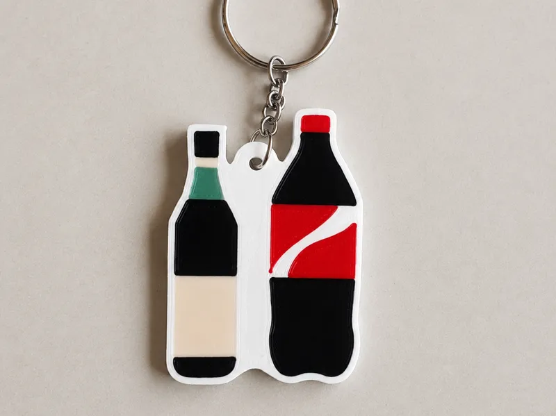 Llavero de fernet con coca