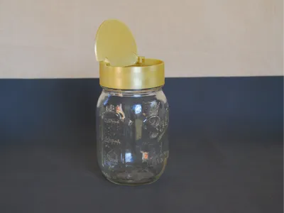 Mason Jar Flip Top Lid for Regular Mouth Jars
