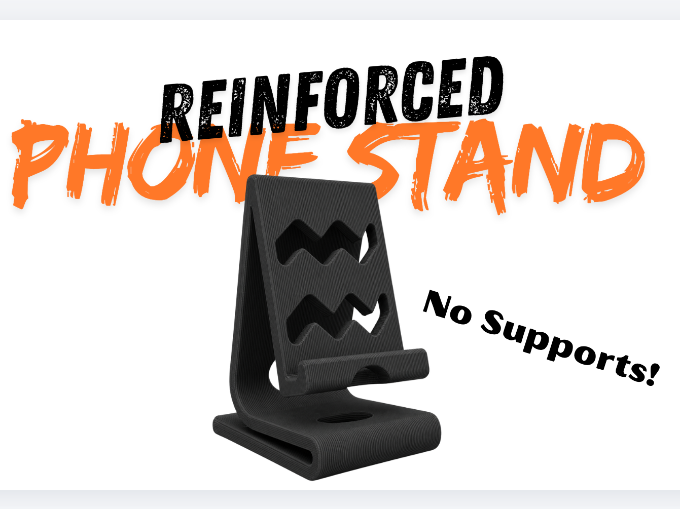 Optimized Phone Holder - No Supports