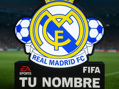 Real Madrid LED Lamp – Exclusive
