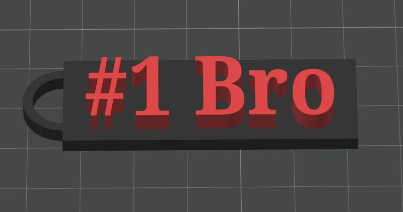 #1Bro keychain