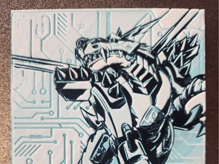Metalgarurumon Art Hueforge