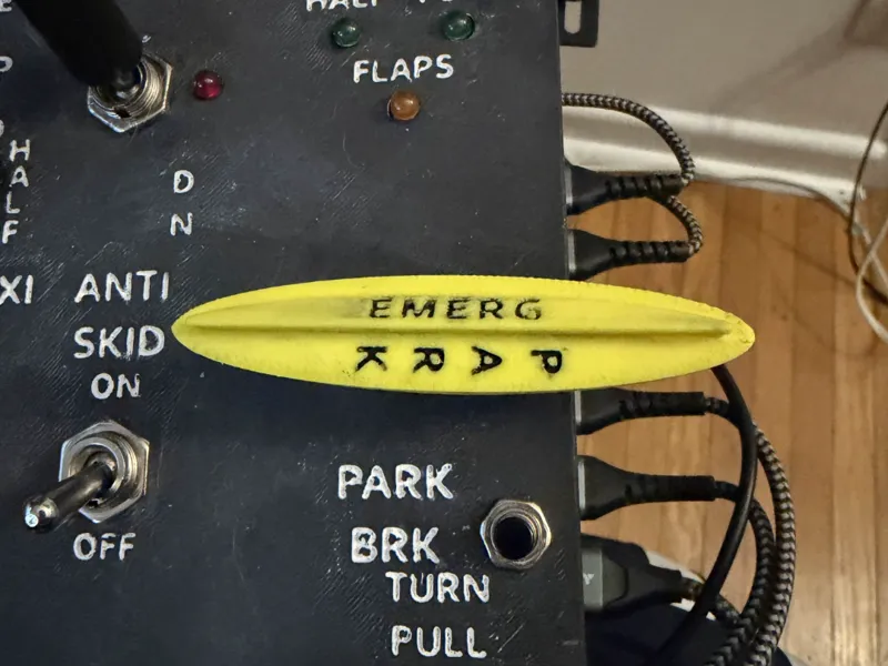 F/A-18C Parking Brake Handle