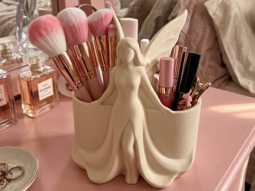 Fairy Goddess Makeup Organizer & Vanity Caddy