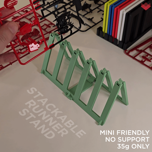 Miniatura 1 do modelo 3D Stackable Runner Stand & Multipurpose Storage Tray