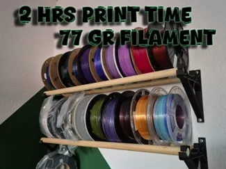 Filament rack storage