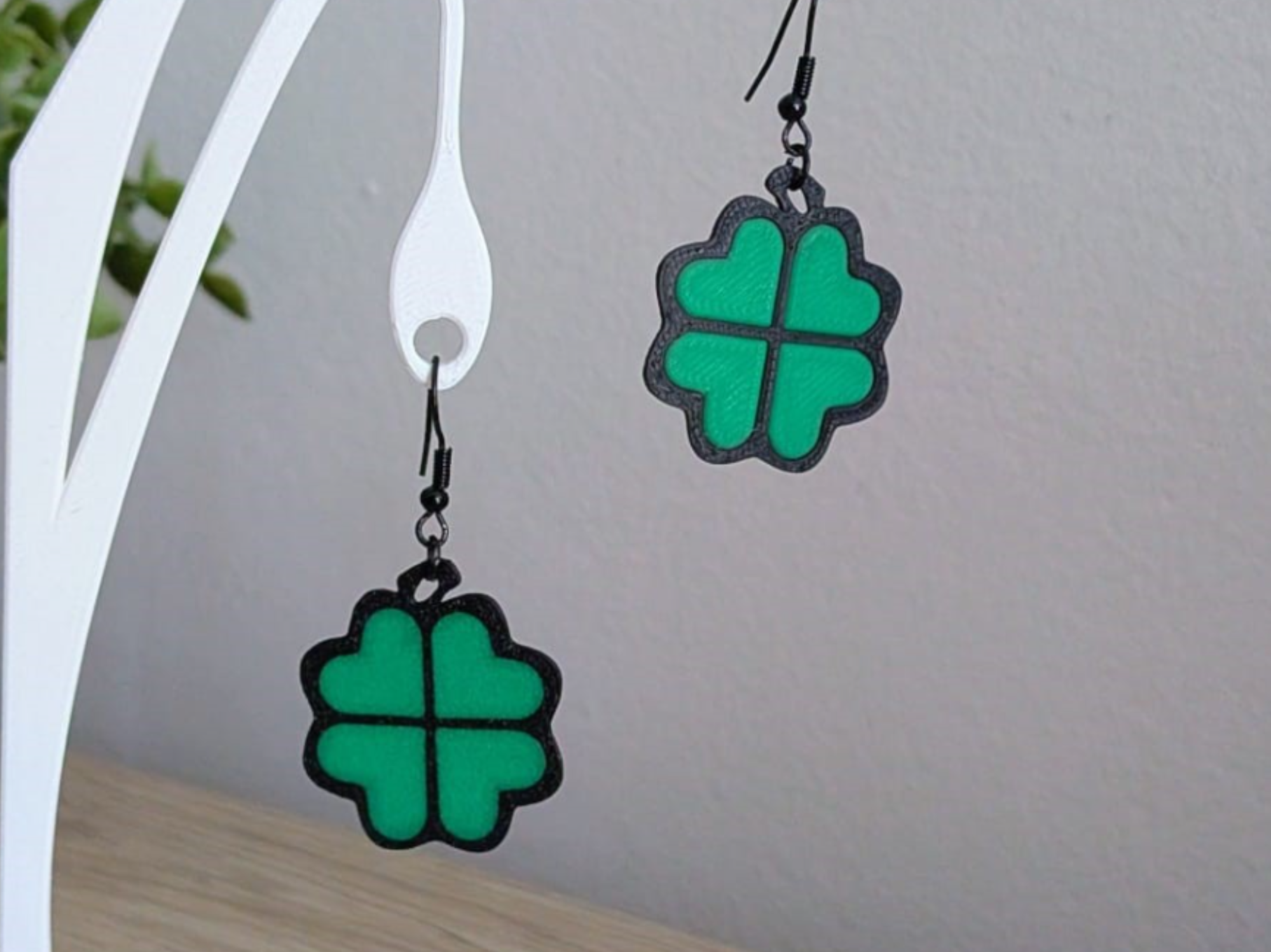 Lucky clover earrings