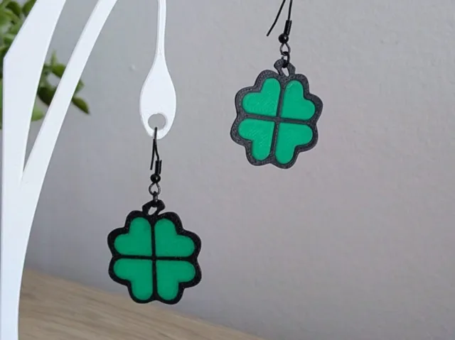 Lucky clover earrings