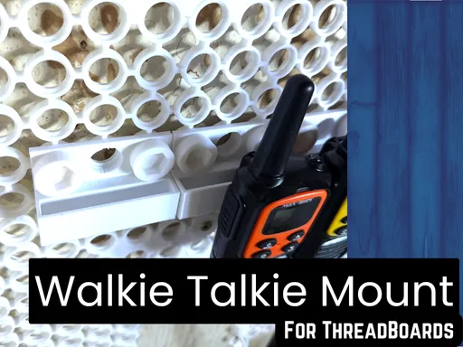 Walkie Talkie Mount for ThreadBoard wall systems