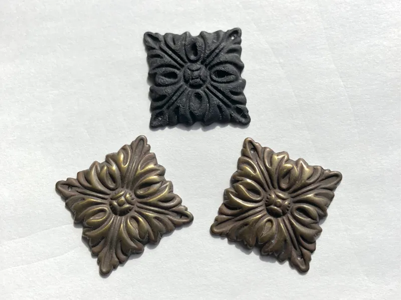 Rosette, decorative, bronze, molding, appliqué