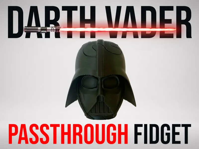 Darth Vader Spiral Passthrough Fidget