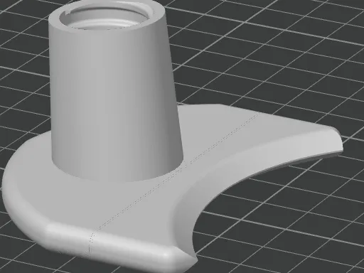 4 Inch roller scraper for broom handle