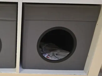 Ring Ikea Dröna Katzenhöhle für Kallax Regal