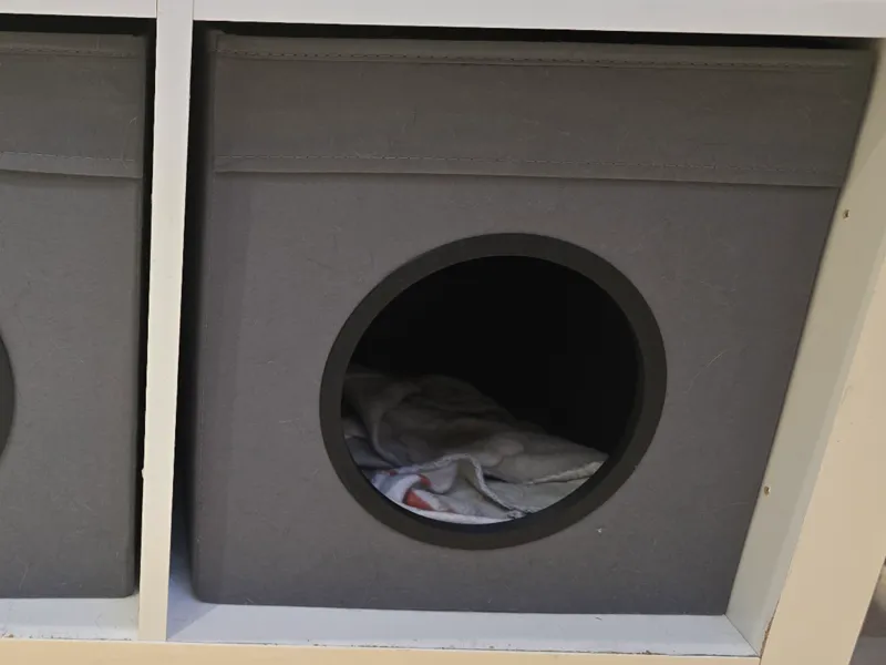 Ring Ikea Dröna Katzenhöhle für Kallax Regal 