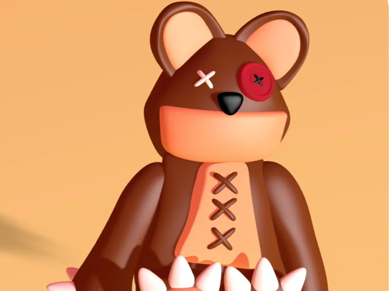 Cute Tibbers figurine